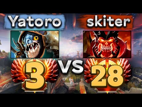 Видео: Яторо на Сларке против Скитера! Идеальное прожатие кнопок  - Yatoro Slark 7.35 DOTA 2