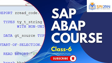 6. Database Utilities, Introduction to SAP ABAP Programming, Basic Features of ABAP Programming