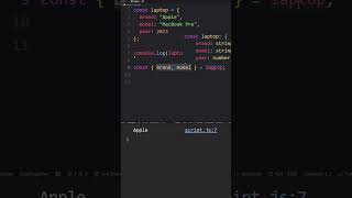 object destructuring in JavaScript | Day 69 of 45 Days JavaScript Challenge @CodeMinisterYoutube #js