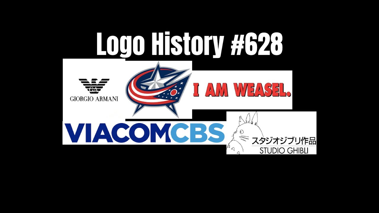 Logo History #628: Armani/Columbus Blue Jackets/I Am  Weasel/ViacomCBS/Studio Ghibli - YouTube