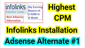 Infolinks Installation in Tamil Best Adsense alternative for blogger in Tamil #1