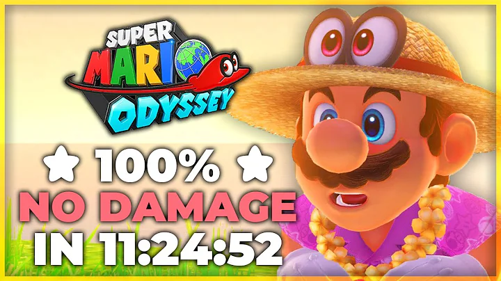 I Became the FIRST EVER to 100% Super Mario Odyssey WITHOUT Taking Damage
