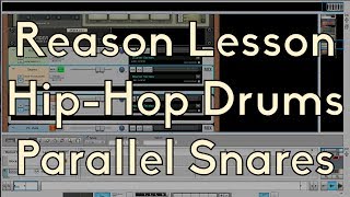 How to Make Hip-Hop Snare Rolls w/Reason Tutorial