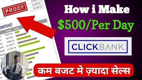 How I Make $500 Per Day On Click Bank With Just Spending $15 From Day 1 On Google Ads..
