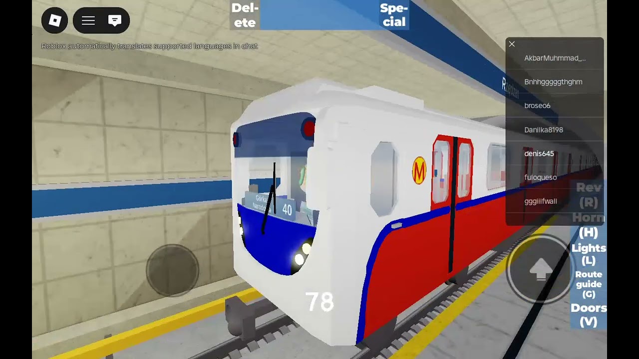 Nid's Buses & Trams Blue Metro