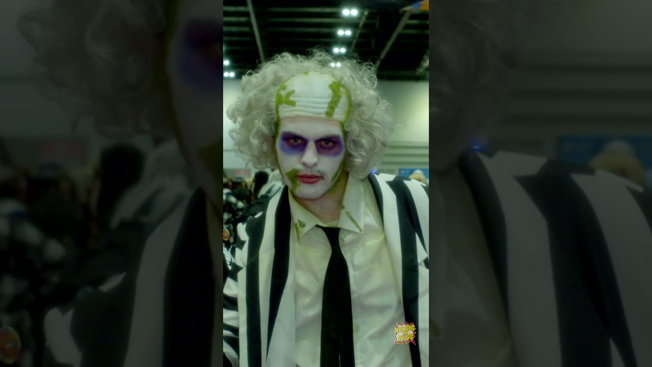We Found BEETLEJUICE At Comic Con! #beetlejuice #shorts
