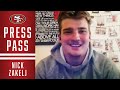 Nick Zakelj Discusses His Experience Playing Guard and Tackle | 49ers