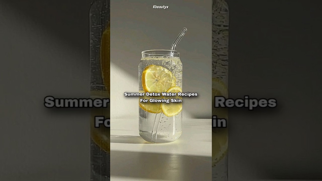 Summer Detox Water Recipes For Glowing Skin💦 
