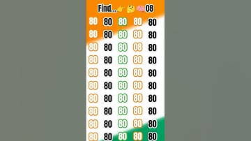 Find odd number #quiz #challenge #riddles #puzzle #find #ढूंढो #viral #popular #shorts