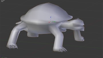 Speed modeling Turtle in Blender Part 1