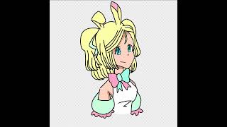 Easter Bunny Anime Girl Speed Draw