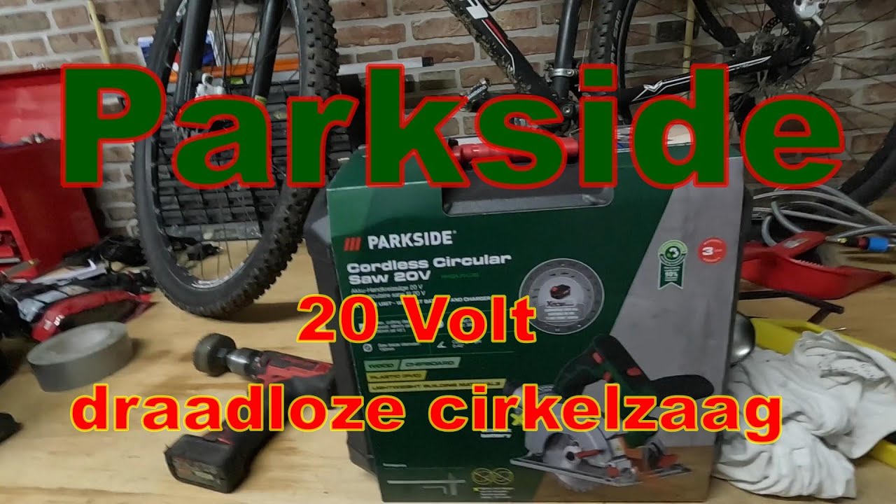Аккумуляторная дисковая пила Parkside 20 Вольт ⚡⚡
