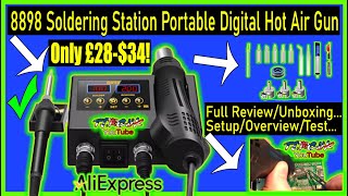👍Yarboly 8898 Budget Hobbyist Electronics Rework Station-500°C-Review-Testing #aliexpresfinds
