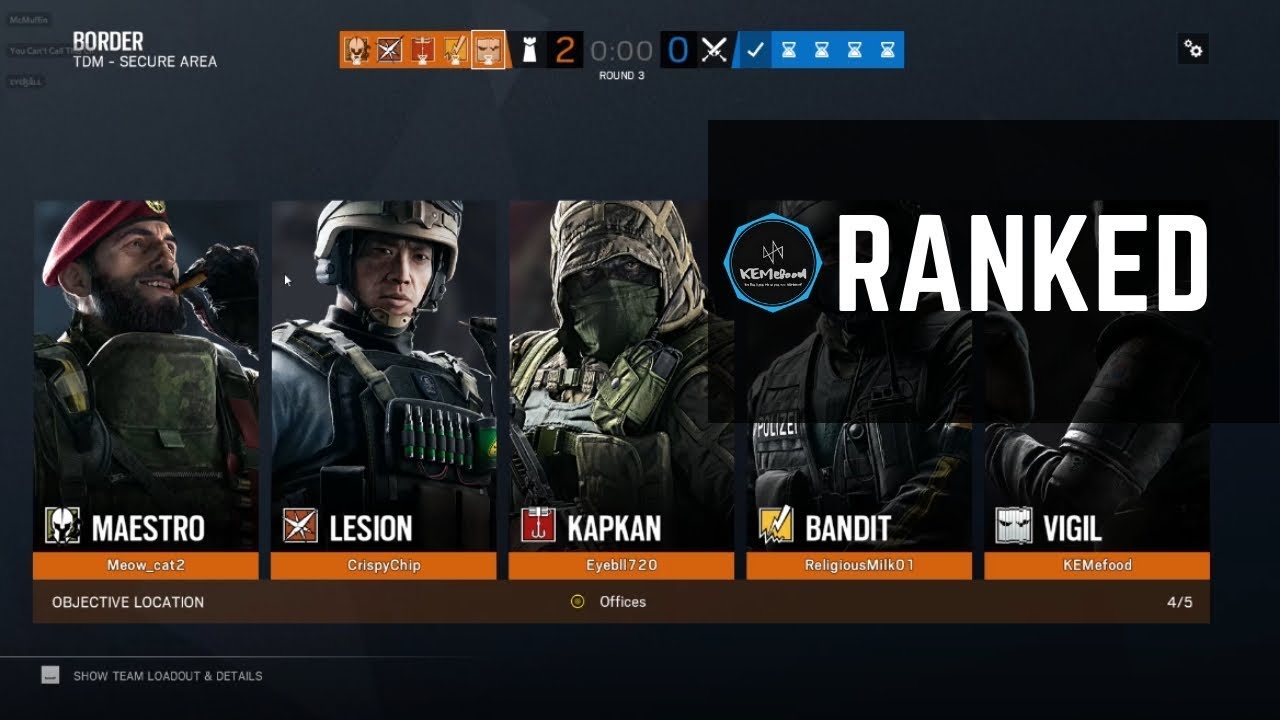 Rainbow Six Siege: Ranked Match - YouTube