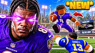 I Became Lamar Jackson in the NEW BEST Roblox Football Game!