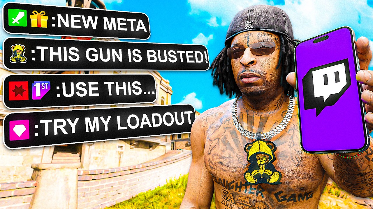 I Let Chat Build My Meta Loadout on Rebirth Island😭🥀