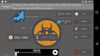 Pandemic - Tutorial - Start a new game screenshot 4