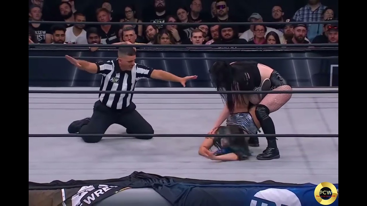 Saraya Bevis retourne à la WWE avec le Scorpion Crosslock 2025 aew 🔥❤️