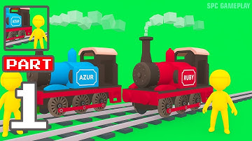 Rail Lands - Gameplay Walkthrough Part 1 - Survive, Build, And Fight (iOS & Android)