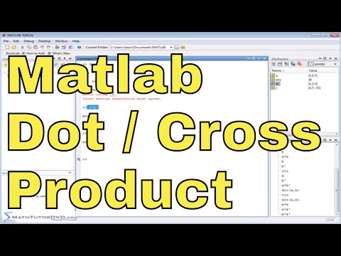 Dot product matlab