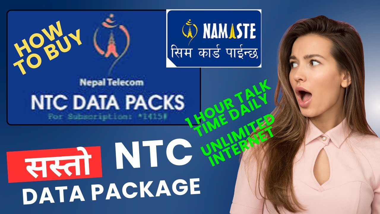 NTC Unlimited Data Pack | 50 minutes Talk Time Free Daily | Cheap and Fast NTC Net in Nepal