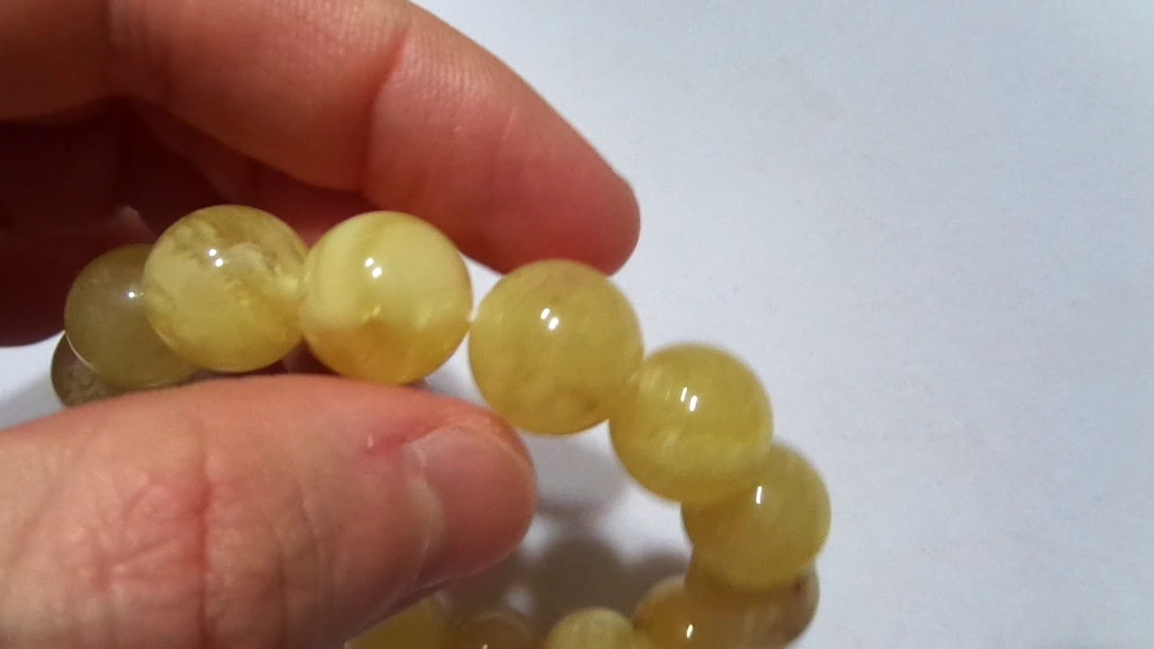100% NATURAL Highest Quality BALTIC AMBER 14.5 mm Round Beads Bracelet Royal White Butterscotch