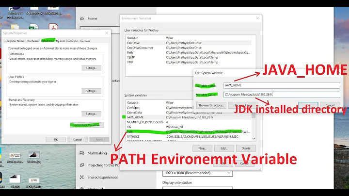 Difference between PATH & CLASSPATH in java & Set JAVA_HOME , path, classpath into environment