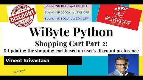 8. Shopping Cart 2: How to update the shopping cart based on the user
