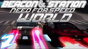 NFS World - Multiplayer Sprint: Beacon & Station