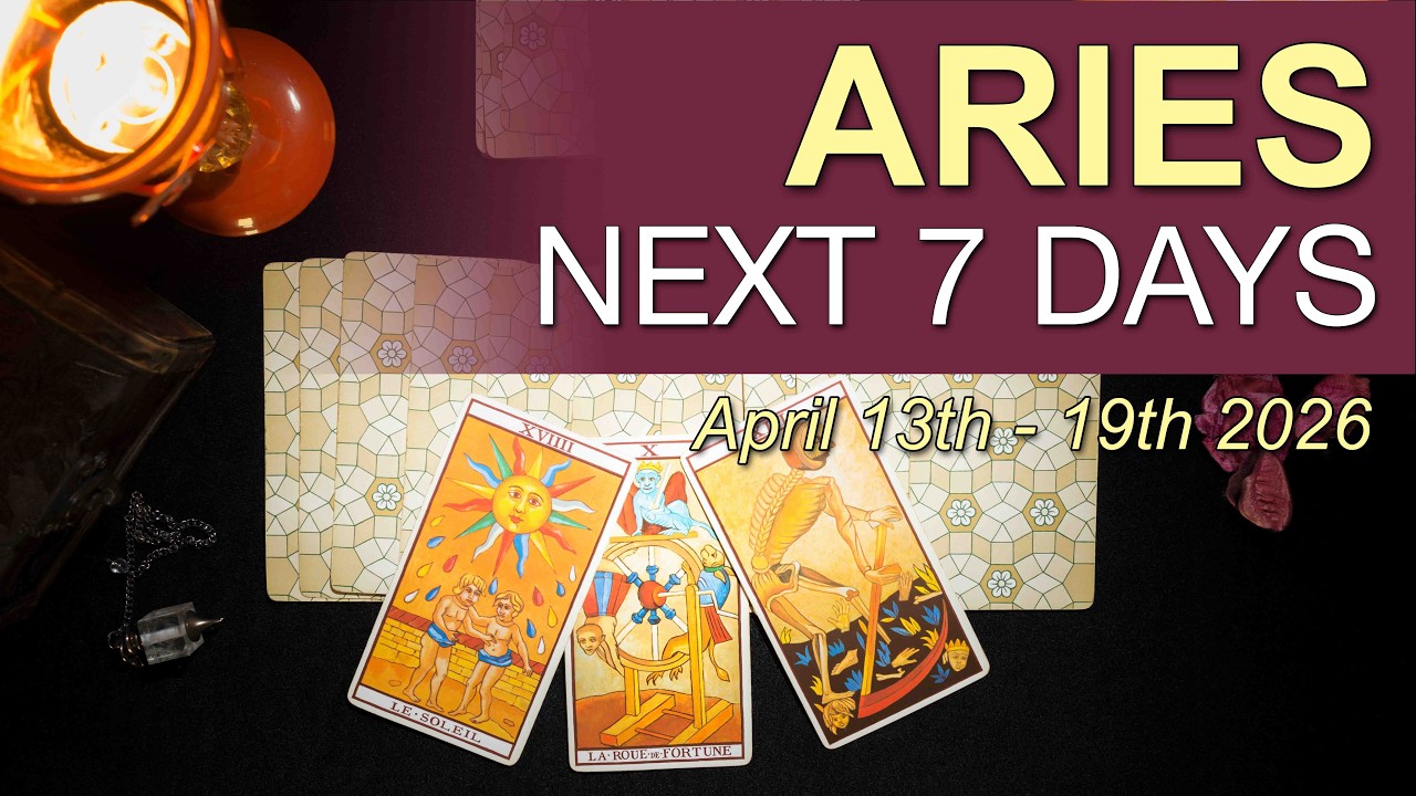 ARIES Weekly Tarot ‘CHOOSING A BETTER PATH!’ April 13 - 19 2026 ...