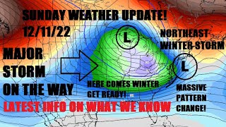 Major storm on the way! Massive changes to follow! Wintry pattern leading up to Christmas!