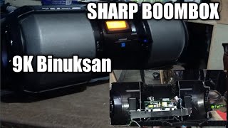 wow sharp boombox 9k binuksan