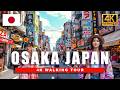 Osaka 4K Walking Tour: Dotonbori & Amerikamura 🇯🇵