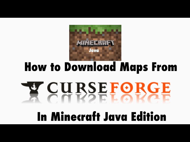 How To Download Maps From Curseforge - Minecraft Java 1.14.4+ Tutorial 