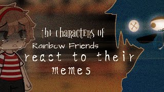 Rainbow Friends characters react to their memes [🇲🇽/🇺🇸]