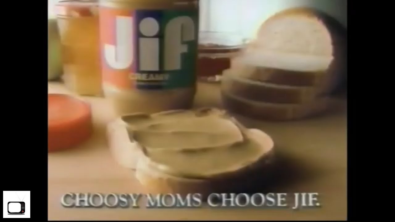 Jif Peanut Butter Commercial (1991) YouTube