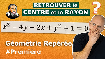 Trouver le CENTRE et le RAYON d
