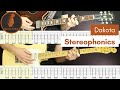 Dakota  stereophonics guitar cover  tab