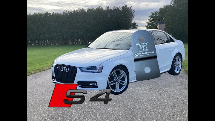 AUDI S4 FASTEST Short-Shifter install ever!