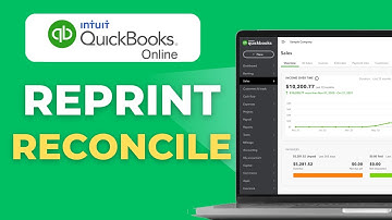 How to Reprint Bank Reconciliation in QuickBooks Online