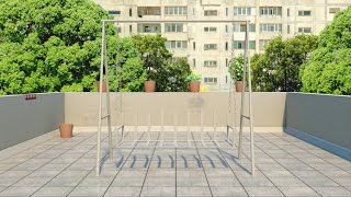 3D Cg Terrace Render In Maya With Mental Ray