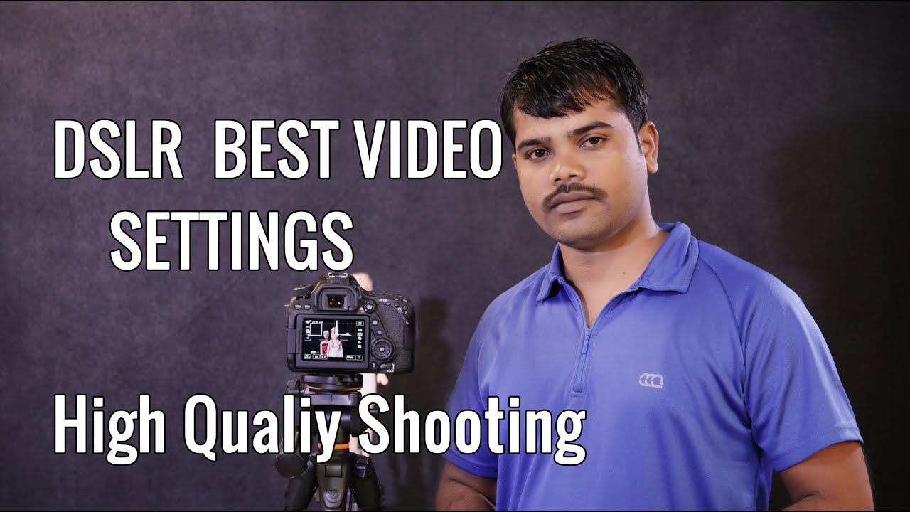Dslr Video Shooting Best Quality Settings | canon 80D Camera | Tutorial in Hindi