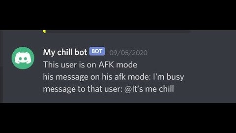 How To Make AFK in Your Discord Bot (Easy)