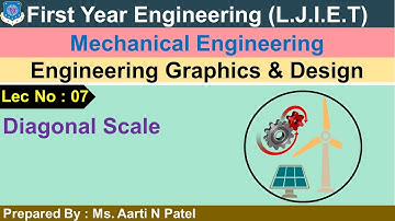 Lec-07_Diagonal Scale | Engineering Graphics & Design | First Year Engineering