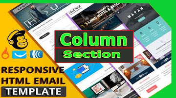 HTML Email Template | Column Section | Bangla Tutorial | DH Asik