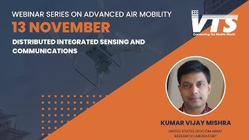 IEEE VTS Webinar on AAM: Distributed Integrated Sensing and Communications