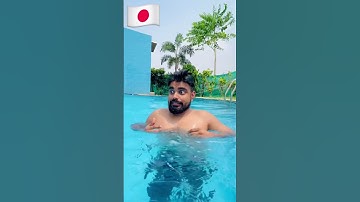 America 🇺🇸 vs Japan 🇯🇵 vs India 🇮🇳 Swimming pool 🏊 😂 Time  🕰️  #dushyantkukreja #shorts