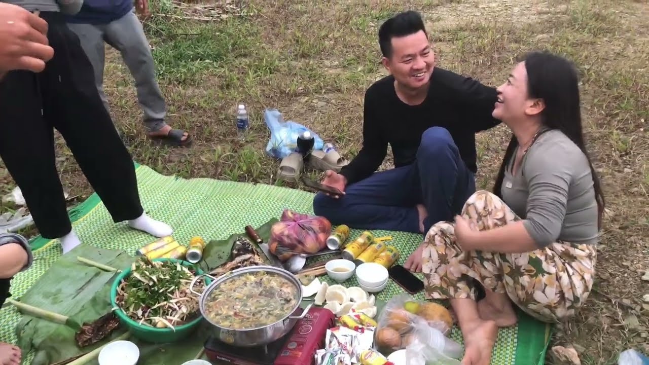 Câu cá dã ngoại với những người bạn