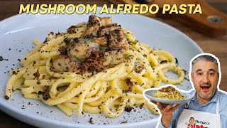 How to Make MUSHROOM ALFREDO PASTA Like an Italian