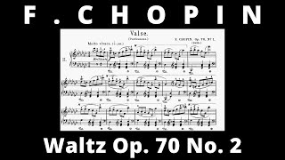 F. Chopin - Waltz in F minor, Op. 70, No. 2 (score / sheet music)